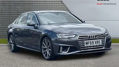 Used Audi A4 S-Line 150 HP (110 kW) 2019 Grey Sedan