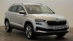 Brilliant silver metallic Used 2025 Skoda Karoq SE L SUV | £28,995 (Fair price)