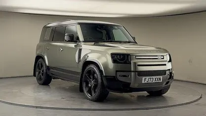 Used Land Rover Defender HSE Dynamic 404 HP (297 kW) 2023 Pangea green SUV