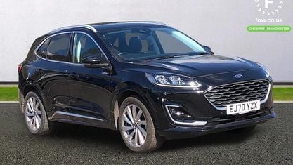 Second-hand Ford Kuga Vignale 190 CP (139 kW) 2020 Negru SUV