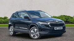 Black magic pearl effect Used 2024 Skoda Karoq SE Drive SUV | £22,995 (Fair price)