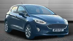 Chrome blue Used 2021 Ford Fiesta Titanium X Hatchback | £11,690 (Fair price)
