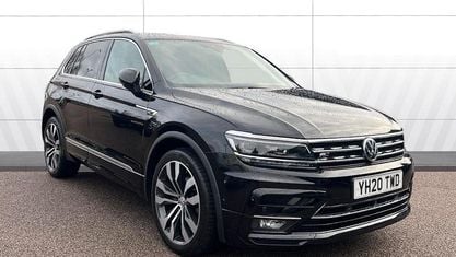 Second-hand VW Tiguan R-line 150 CP (110 kW) 2020 Negru SUV