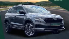 Graphite grey metallic Used 2024 Skoda Karoq SportLine SUV | £25,900 (Fair price)
