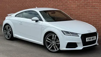 Used Audi TT S-Line 180 HP (132 kW) 2018 White Coupe