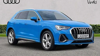 Blue Used 2022 Audi Q3 S-Line SUV | £24,319 (Fair price)
