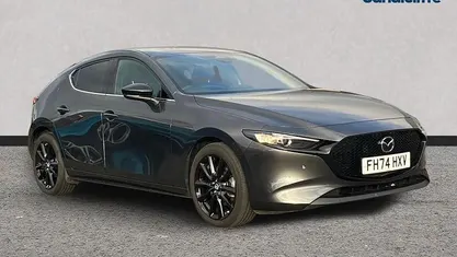 Premium metallic machine grey Used 2025 Mazda 3 Homura-Line Hatchback | £19,480 (Fair price)
