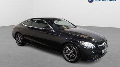 Käytetty Mercedes C300 AMG line 258 HP (189 kW) 2019 Musta Coupe - kaksiovinen