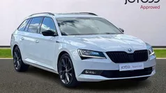 White Used 2017 Skoda Superb SportLine Estate | £14,648 (Fair price)