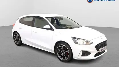 White Used 2019 Ford Focus ST-Line X Hatchback | £12,749 (Fair price)