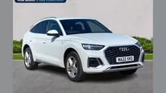 White Used 2022 Audi Q5 Sportback S-Line SUV | £33,188 (Good price)