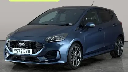 Used Ford Fiesta ST-Line 125 HP (91 kW) 2021 Blue Hatchback