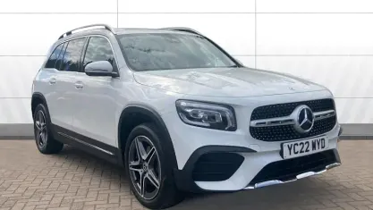 Used Mercedes GLB200 AMG line 163 HP (119 kW) 2022 White SUV
