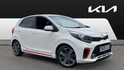 Used Kia Picanto GT-Line 101 HP (74 kW) 2020 White Hatchback
