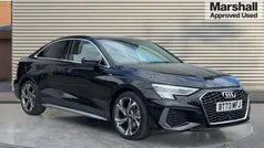 Black Used 2023 Audi A3 S-Line Sedan | £25,790 (Fair price)
