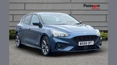 Blue Used 2019 Ford Focus ST-Line Hatchback | £10,495 (Fair price)