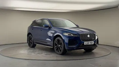 Bluefire blue Used 2021 Jaguar F-Pace R-Dynamic SUV | £34,000 (Fair price)