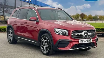 Used Mercedes GLB200 AMG line 163 HP (119 kW) 2022 Red SUV