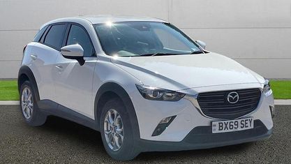 Używany Mazda CX-3 121 KM (88 kW) 2019 Biały SUV