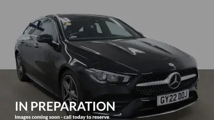 Used Mercedes CLA200 AMG line 163 HP (119 kW) 2022 Black Coupe