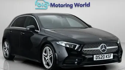 Used Mercedes A180 AMG line 136 HP (100 kW) 2020 Black Hatchback