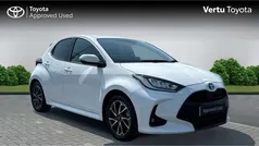 White Used 2022 Toyota Yaris Hybrid Design Hatchback | £16,505 (Fair price)