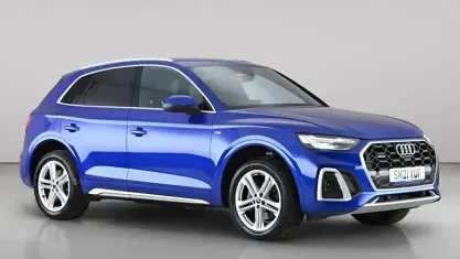 Used Audi Q5 S-Line 265 HP (194 kW) 2021 Blue SUV