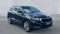 Black magic pearlescent Used 2024 Skoda Karoq SE L SUV | £21,690 (Fair price)