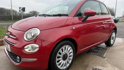 Used Fiat 500 Lounge 69 HP (50 kW) 2019 Red Hatchback