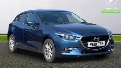 Used Mazda 3 120 HP (88 kW) 2018 Blue Hatchback