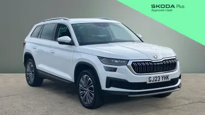 Used Skoda Kodiaq SE L Executive 150 HP (110 kW) 2023 White SUV