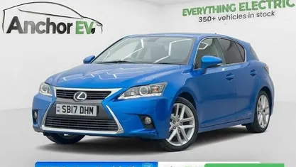Used Lexus CT200h Luxury Line 136 HP (100 kW) 2017 Blue Hatchback