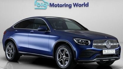 Używany Mercedes GLC220 AMG line 194 KM (142 kW) 2022 Niebieski Coupe