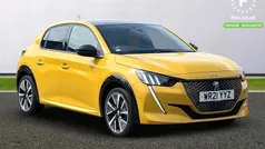 Yellow Used 2021 Peugeot e-208 Premium Hatchback | £12,399 (Fair price)