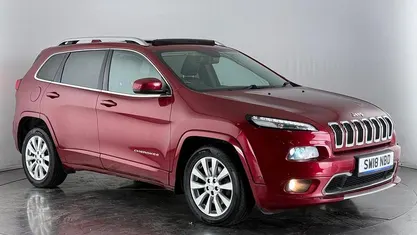 Used Jeep Cherokee Overland 200 HP (147 kW) 2018 Red SUV