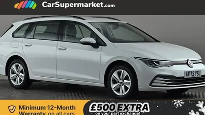 White Used 2023 VW Golf VIII Life Estate | £14,997 (Fair price)