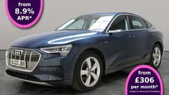 Blue Used 2022 Audi e-tron Sportback Advanced SUV | £21,156 (Super price)