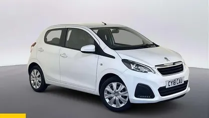 Used Peugeot 108 Active 68 HP (50 kW) 2018 White Hatchback