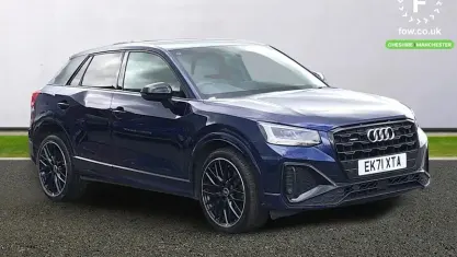 Used Audi Q2 Black Edition 150 HP (110 kW) 2021 Blue SUV