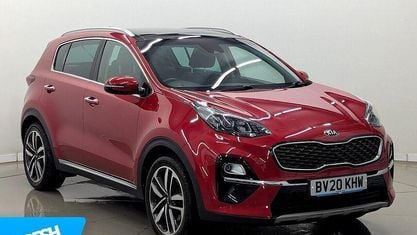 Używany Kia Sportage 177 KM (130 kW) 2020 Czerwony SUV