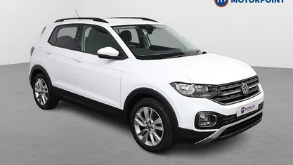 Used VW T-Cross Active 110 HP (80 kW) 2021 White SUV
