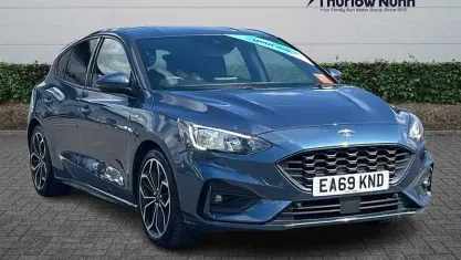 Used Ford Focus ST-Line X 125 HP (91 kW) 2020 Blue Hatchback