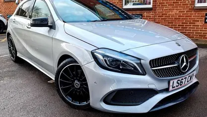 Used Mercedes A180 AMG Line Premium 109 HP (80 kW) 2017 Silver Hatchback