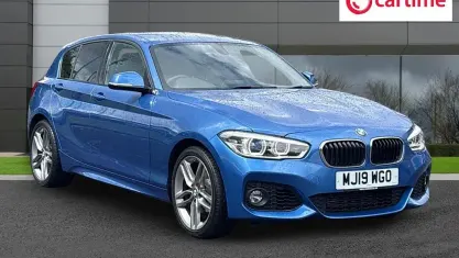 Used BMW 118 M Sport 136 HP (100 kW) 2019 Blue Hatchback