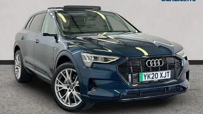 Used Audi e-tron Comfort 300 kW (408 HP) 2020 Blue SUV
