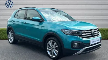 Usado VW T-Cross SE 110 HP (80 kW) 2023 Turquesa SUV