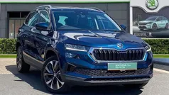 Petrol blue metallic Used 2022 Skoda Karoq SE L SUV | £18,285 (Fair price)
