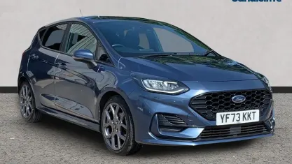 Used Ford Fiesta ST-Line 125 HP (91 kW) 2022 Blue Hatchback