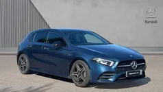 Blue Used 2022 Mercedes A180 AMG Line Premium Hatchback | £22,369 (Fair price)