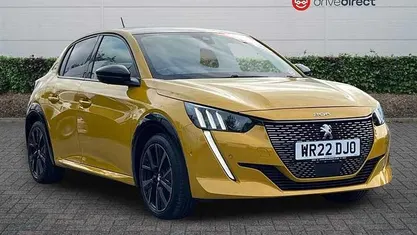 Yellow Used 2022 Peugeot 208 Premium Hatchback | £15,295 (Fair price)